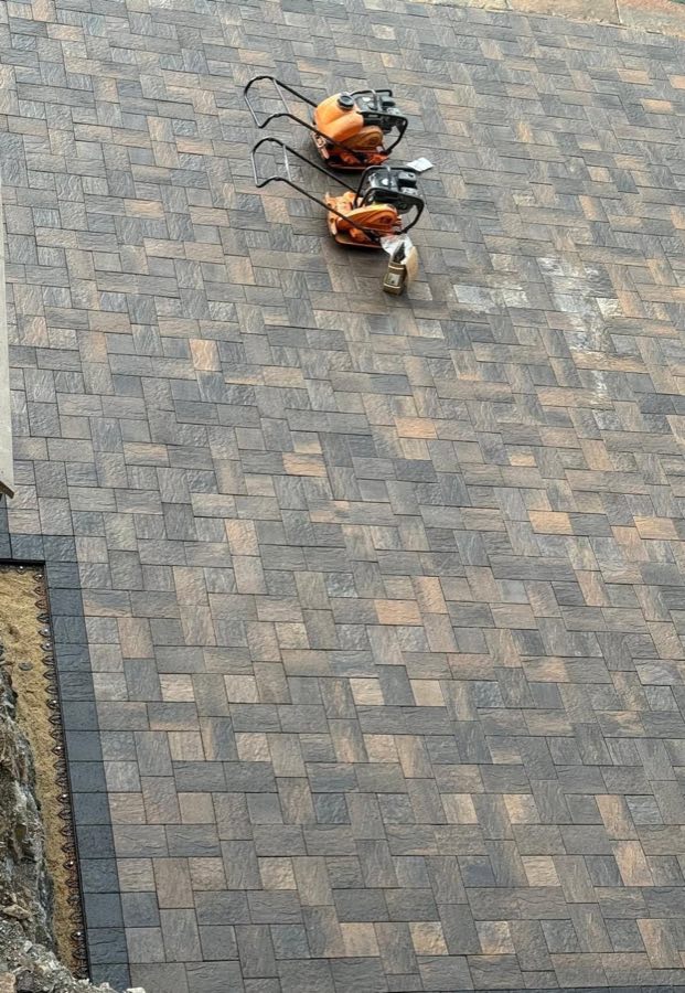 Paver surface work